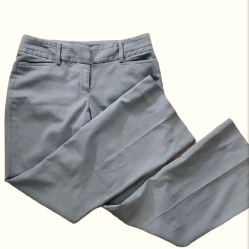 WHBM Womans Grey Trouser Leg Pants Size 8R